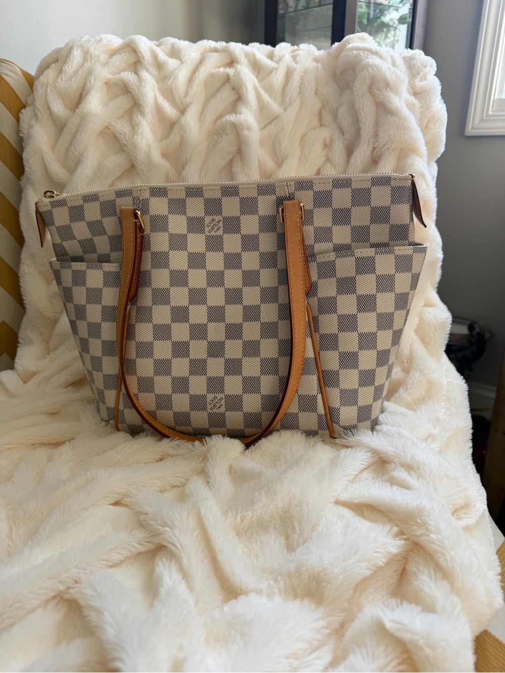 Louis Vuitton Damier Azur toteally